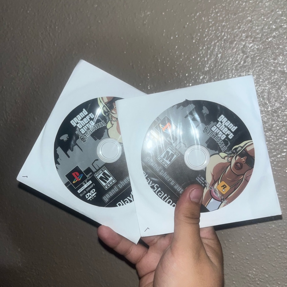 GTA:SAN ANDREAS PS2 THE TRILOGY DISC ONLY UNTESTED